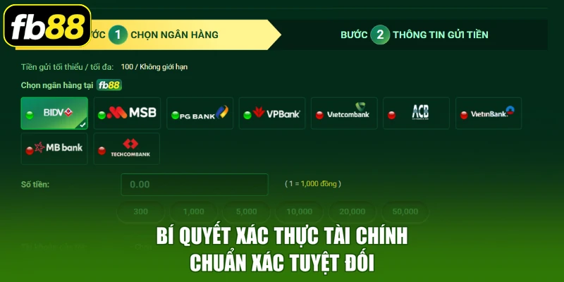 Bí quyết xác thực tài chính chuẩn xác tuyệt đối