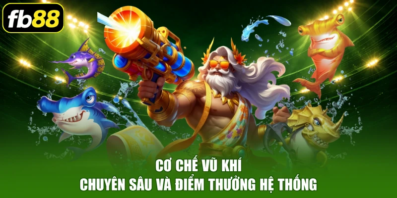 Cơ chế vũ khí chuyên sâu và điểm thưởng hệ thống