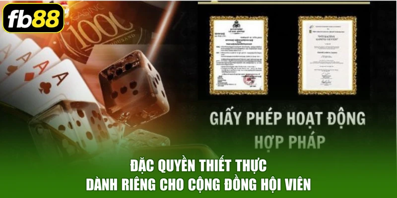 Đặc quyền thiết thực dành riêng cho cộng đồng hội viên